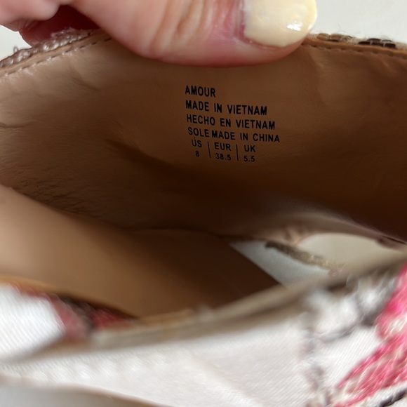 Kelly & Katie Amour Brocade Floral Slip On Mules Size 8 - Picture 8 of 10